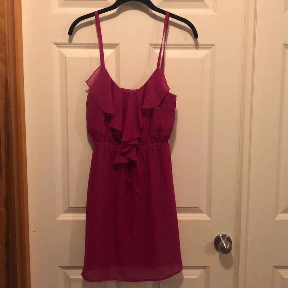 FORVER 21 Pink Ruffle Dress